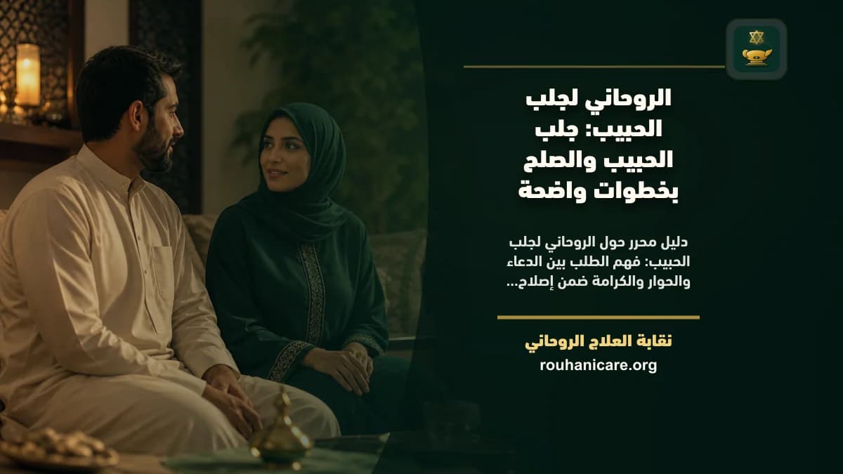 الروحاني لجلب الحبيب: جلب الحبيب والصلح بخطوات واضحة