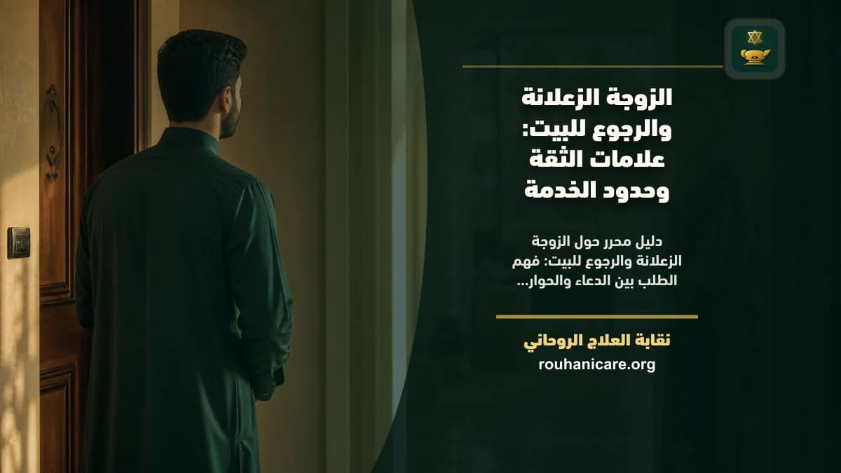 الزوجة الزعلانة والرجوع للبيت: علامات الثقة وحدود الخدمة