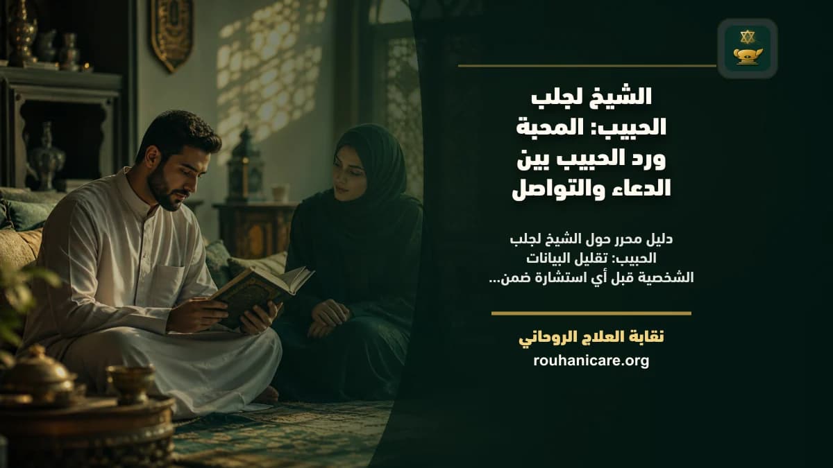 الشيخ لجلب الحبيب: المحبة ورد الحبيب بين الدعاء والتواصل