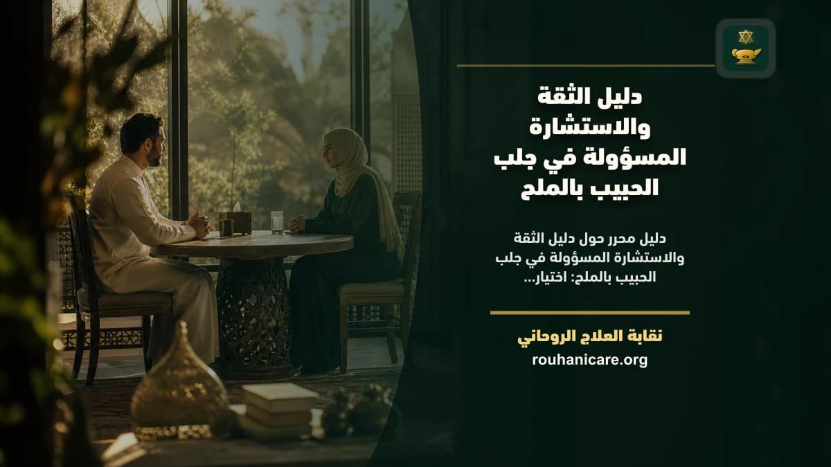 دليل الثقة والرسوم الواضحة في جلب الحبيب بالملح