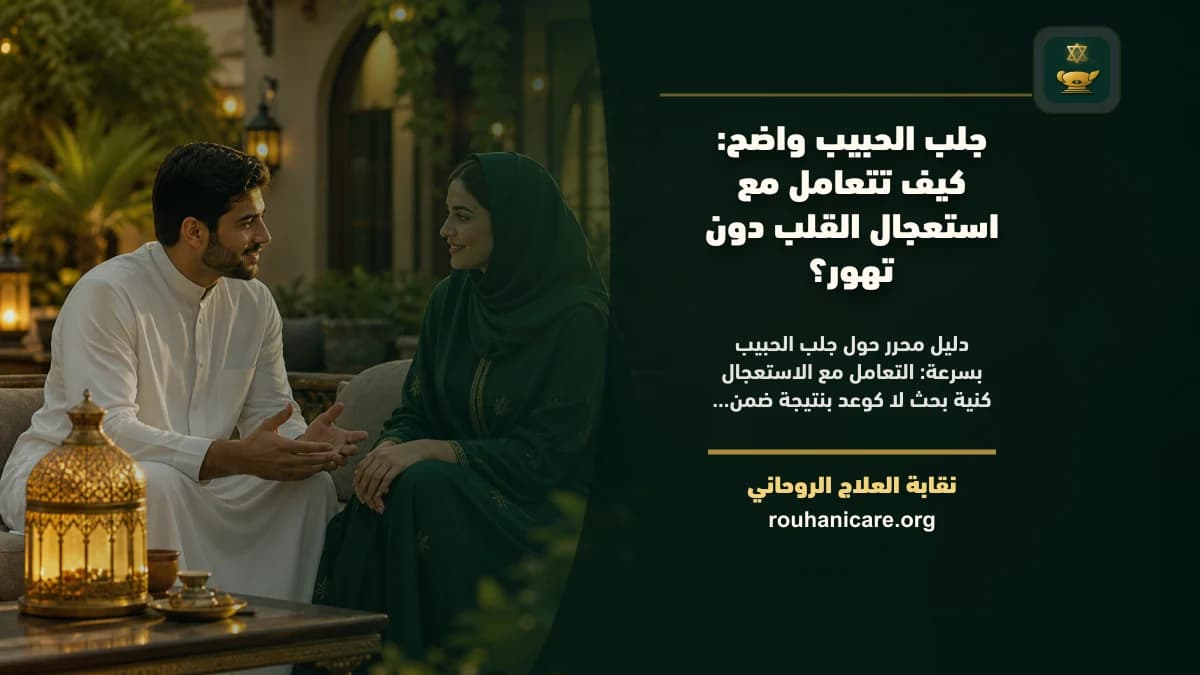 جلب الحبيب بسرعة: المحبة ورد الحبيب بين الدعاء والتواصل