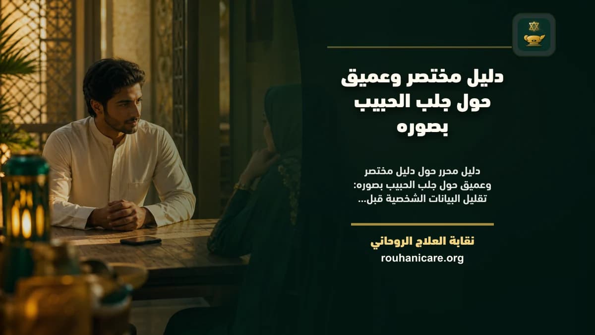دليل مختصر وعميق حول جلب الحبيب بصوره