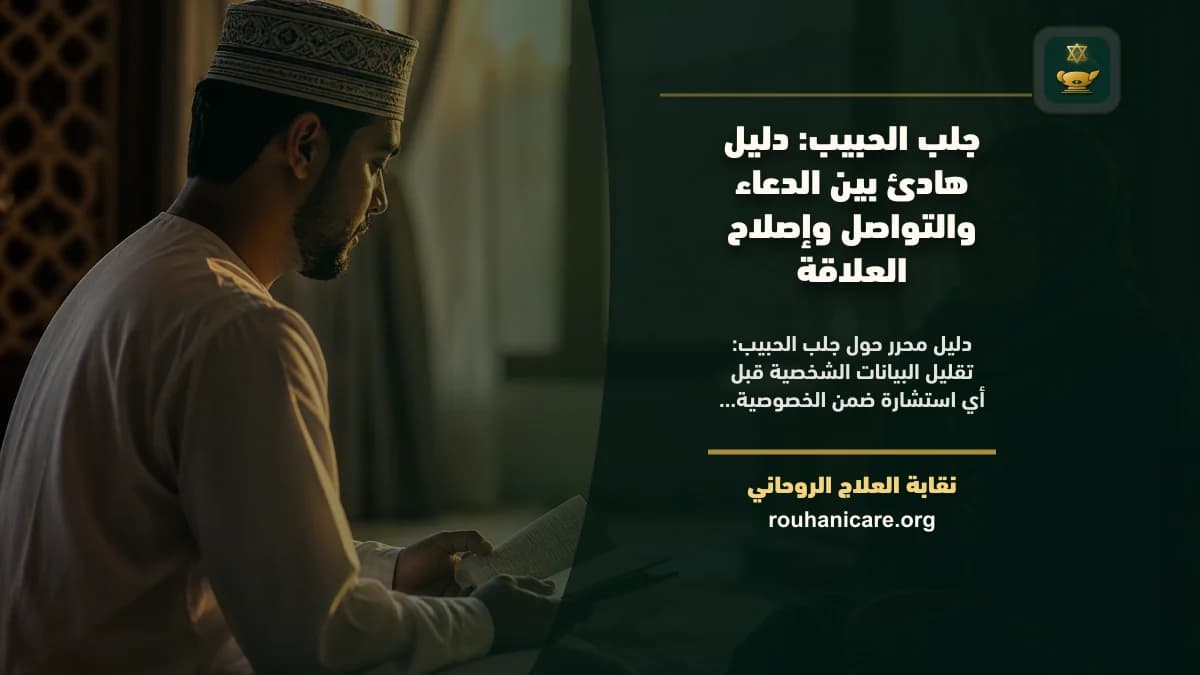 جلب الحبيب: المحبة ورد الحبيب بين الدعاء والتواصل