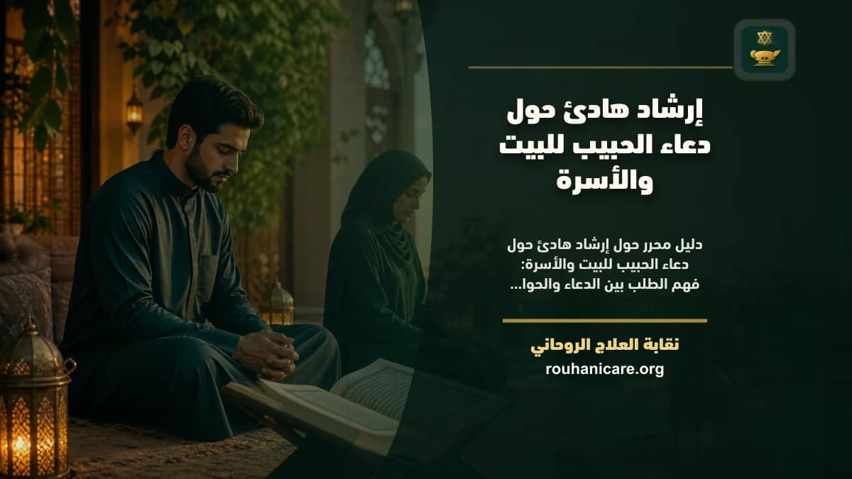 إرشاد هادئ حول دعاء الحبيب للبيت والأسرة