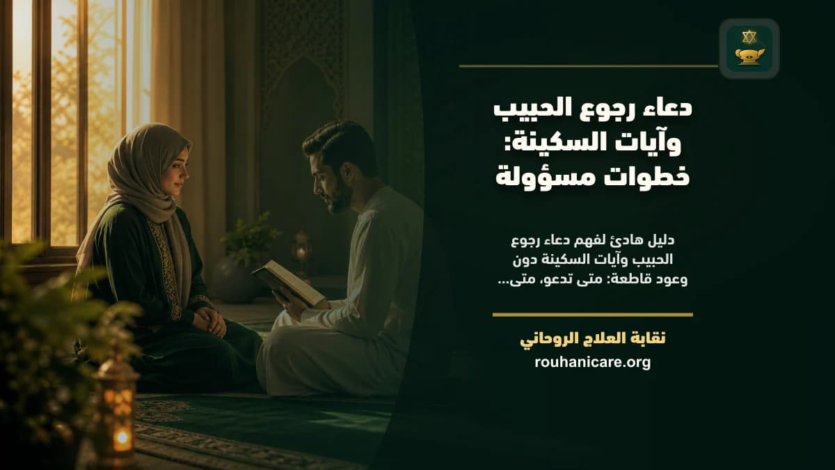 دعاء رجوع الحبيب وآيات السكينة بين الدعاء والحوار وحدود الاستشارة