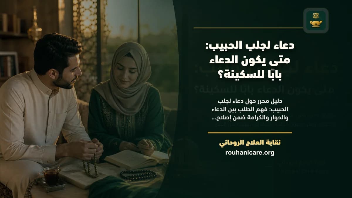 متى يكون دعاء لجلب الحبيب سؤالًا مناسبًا للاستشارة؟