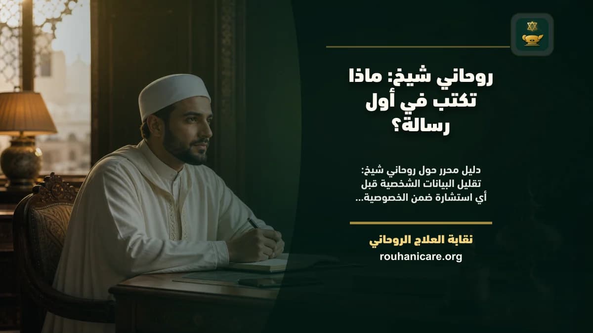 روحاني شيخ: ماذا تكتب في أول رسالة؟