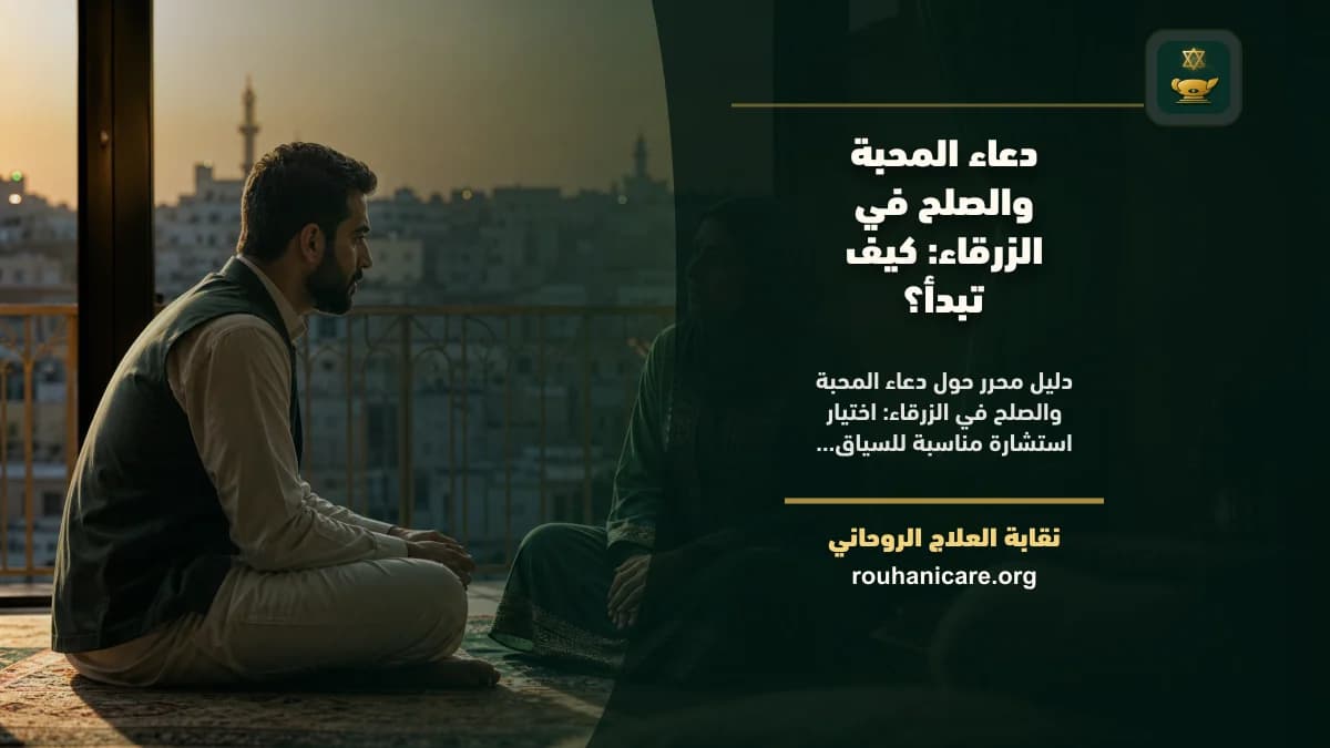 دعاء المحبة والصلح في الزرقاء: كيف تبدأ؟