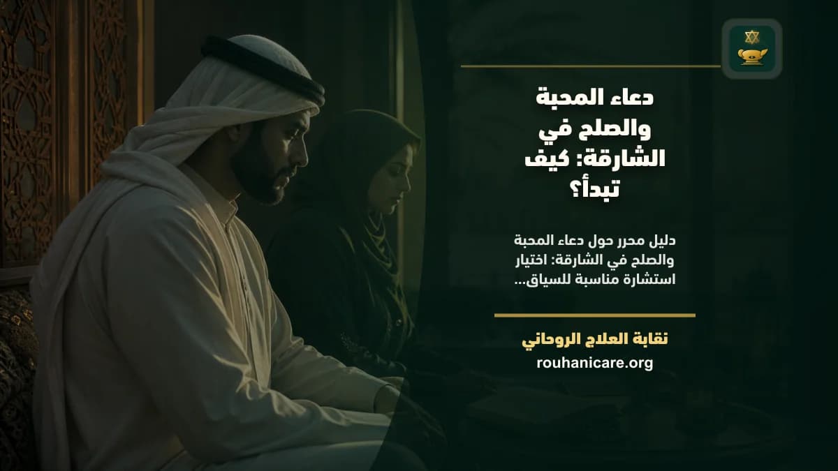 دعاء المحبة والصلح في الشارقة: كيف تبدأ؟