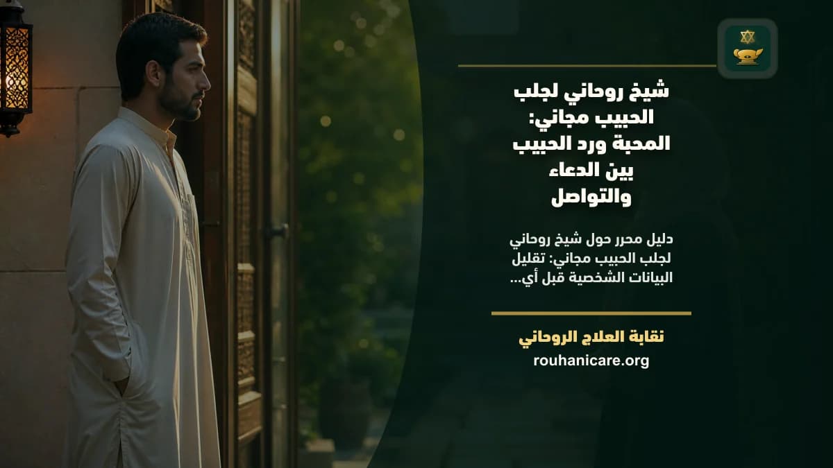 شيخ روحاني لجلب الحبيب مجاني: المحبة ورد الحبيب بين الدعاء والتواصل