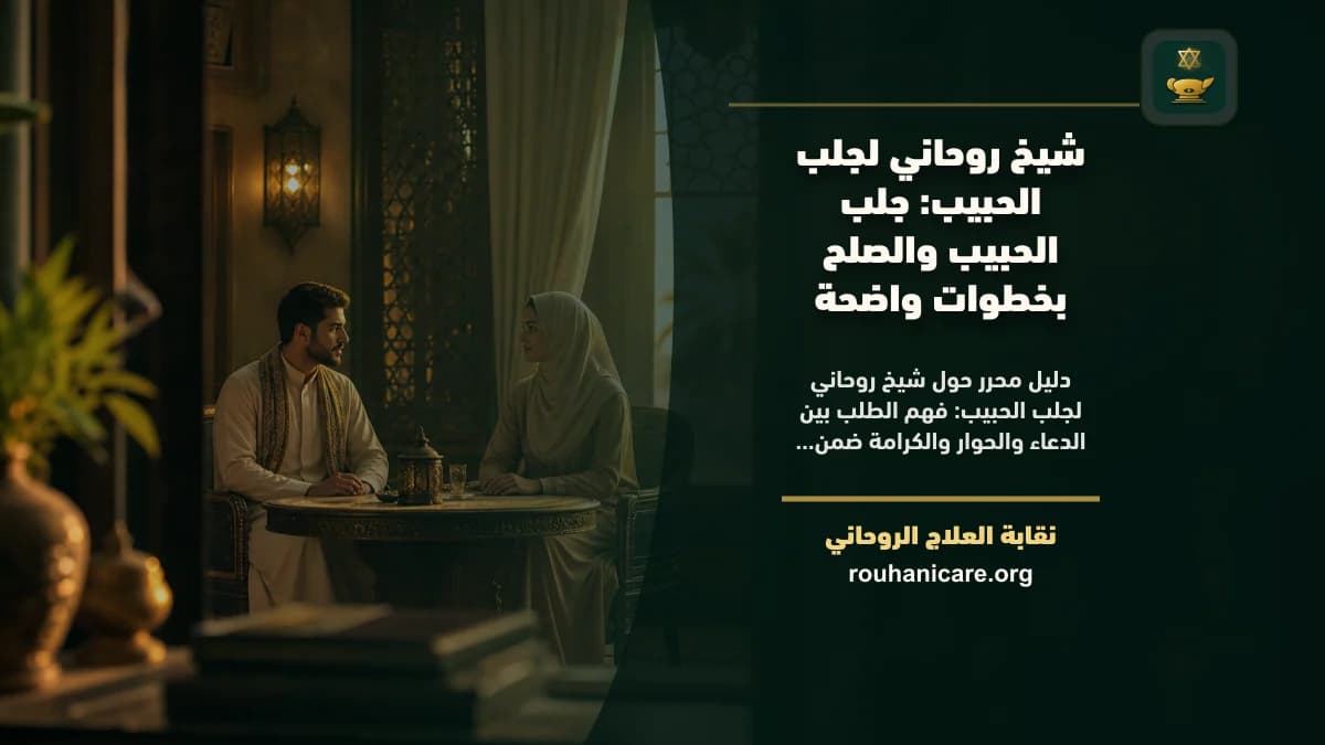 شيخ روحاني لجلب الحبيب: جلب الحبيب والصلح بخطوات واضحة