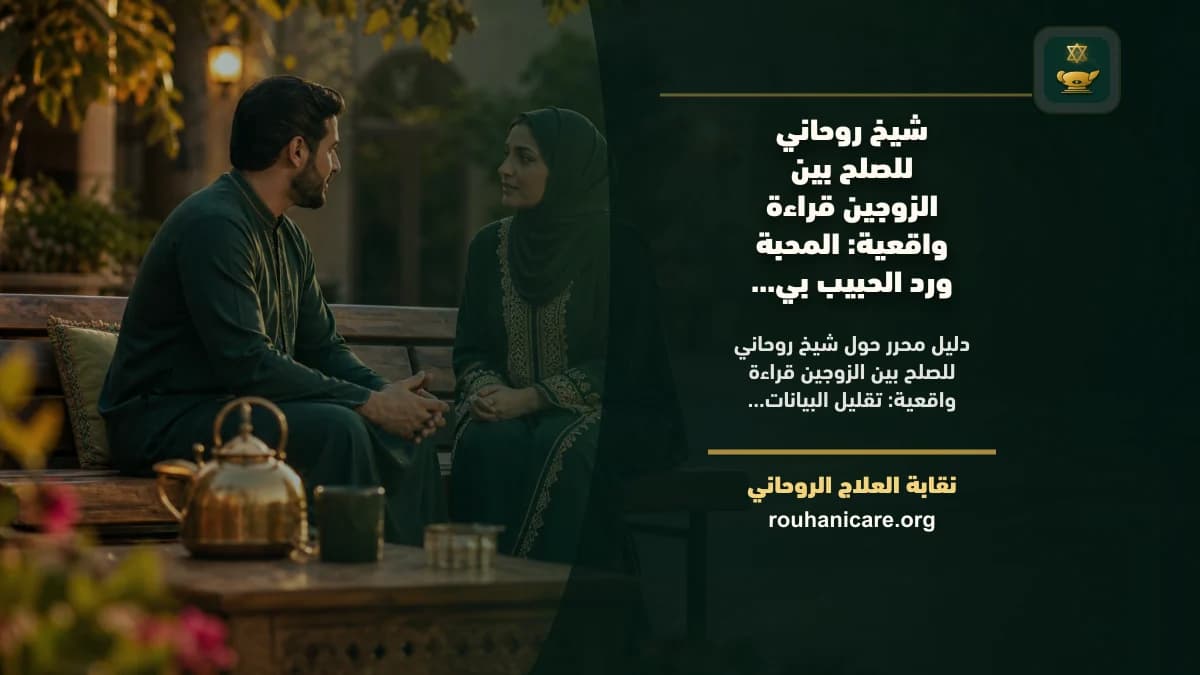 شيخ روحاني للصلح بين الزوجين قراءة واقعية: المحبة ورد الحبيب بين الدعاء والتواصل