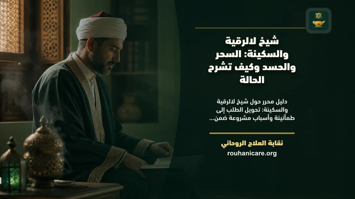 شيخ لالرقية والسكينة: السحر والحسد وكيف تشرح الحالة