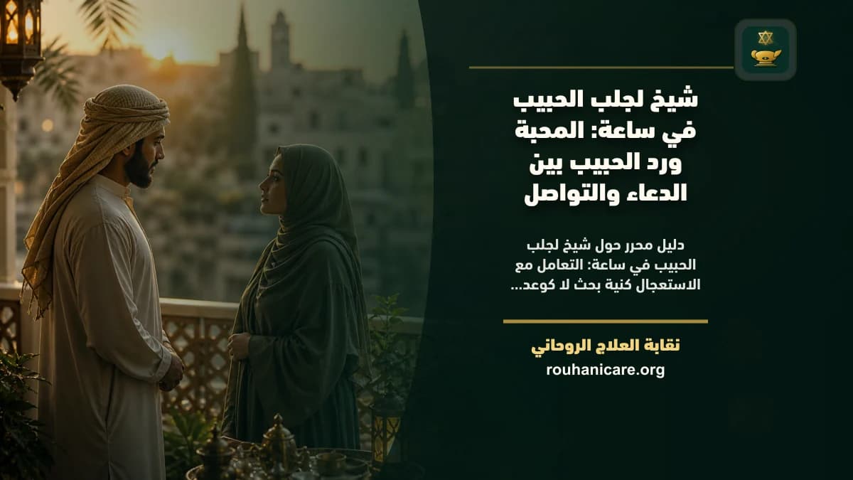 شيخ لجلب الحبيب في ساعة: المحبة ورد الحبيب بين الدعاء والتواصل