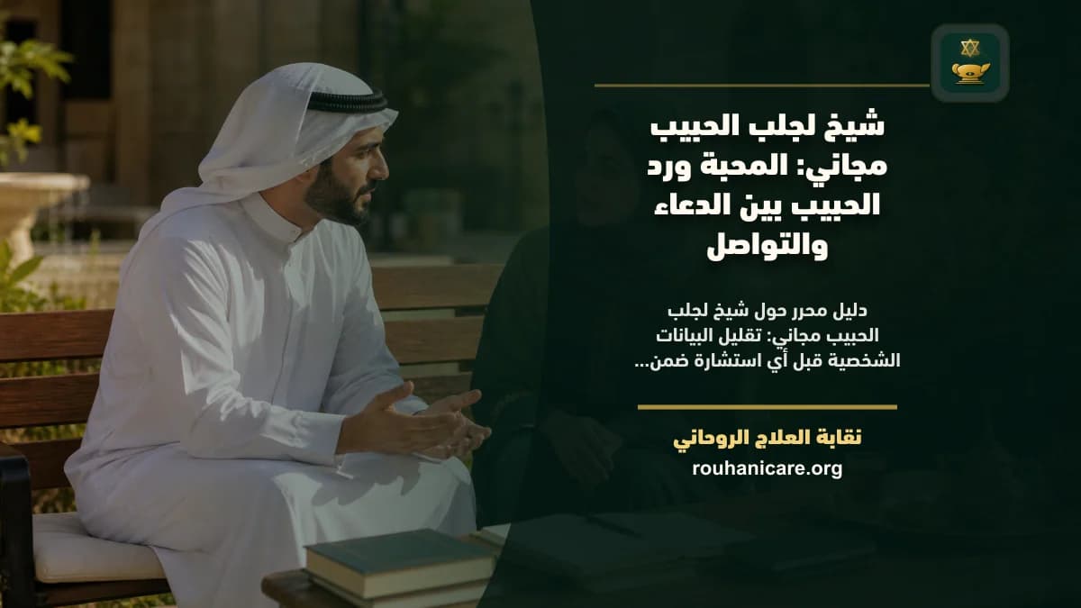 شيخ لجلب الحبيب مجاني: المحبة ورد الحبيب بين الدعاء والتواصل