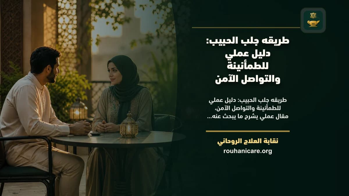 طريقه جلب الحبيب: دليل عملي للطمأنينة والتواصل الآمن