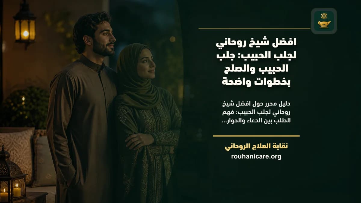 افضل شيخ روحاني لجلب الحبيب: جلب الحبيب والصلح بخطوات واضحة