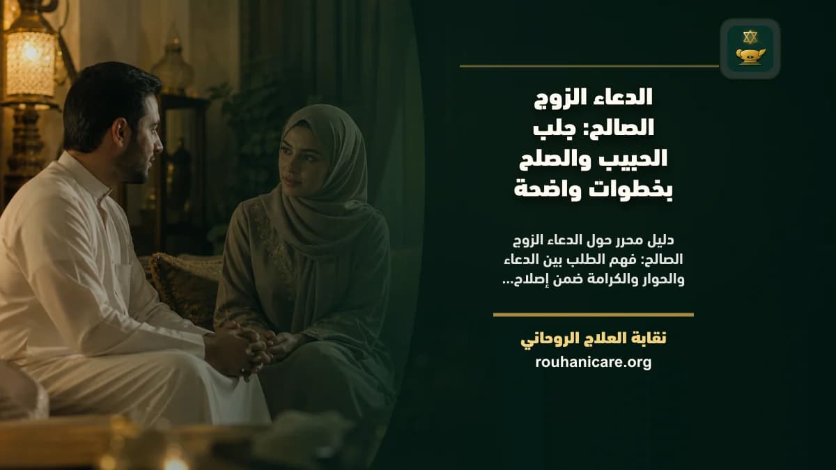 الدعاء الزوج الصالح: جلب الحبيب والصلح بخطوات واضحة
