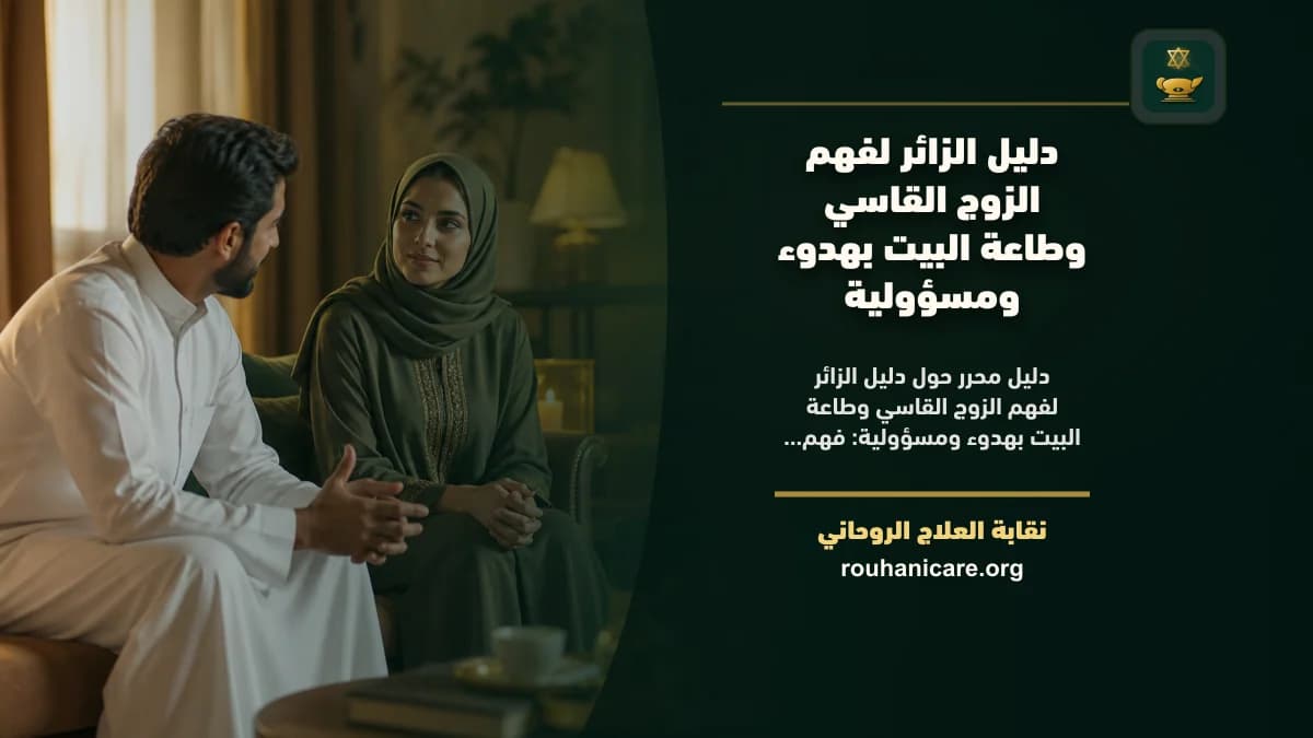 دليل الزائر لفهم الزوج القاسي وطاعة البيت بهدوء ومسؤولية
