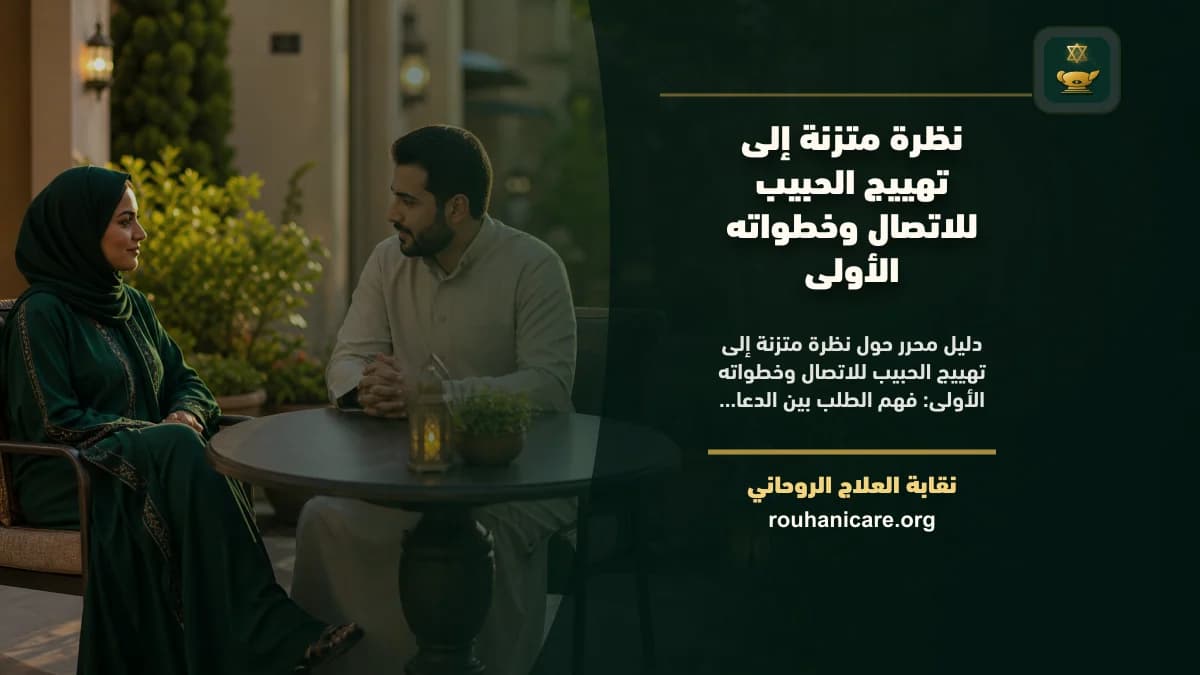 نظرة متزنة إلى تهييج الحبيب للاتصال وخطواته الأولى