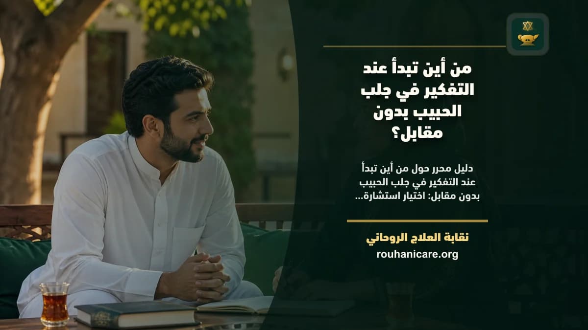 من أين تبدأ عند التفكير في جلب الحبيب بدون مقابل؟