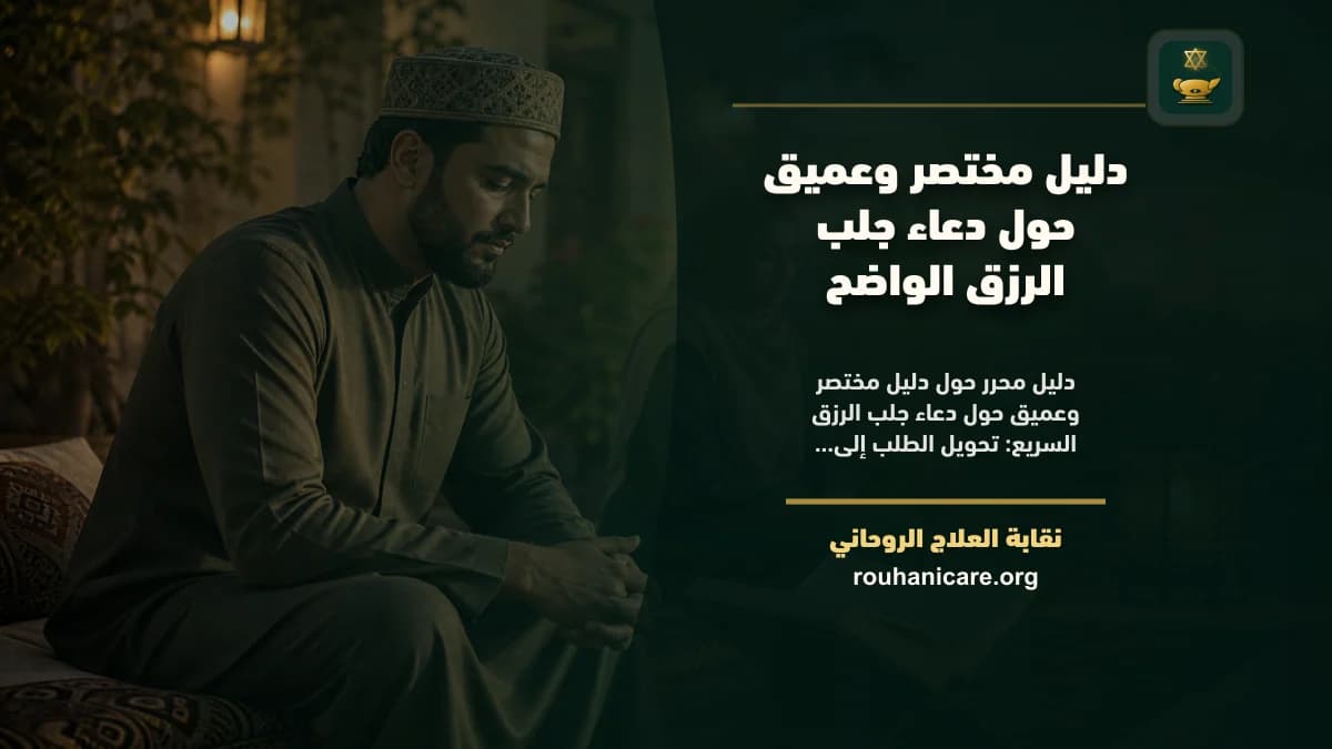 دليل مختصر وعميق حول دعاء جلب الرزق السريع