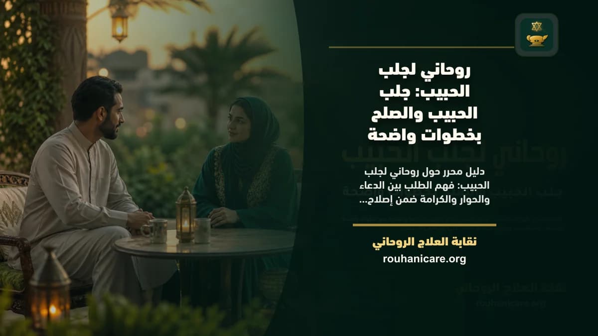 روحاني لجلب الحبيب: جلب الحبيب والصلح بخطوات واضحة