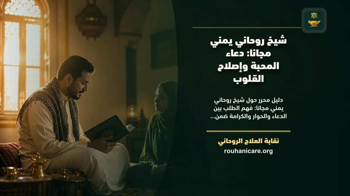 شيخ روحاني يمني مجانا: دعاء المحبة وإصلاح القلوب