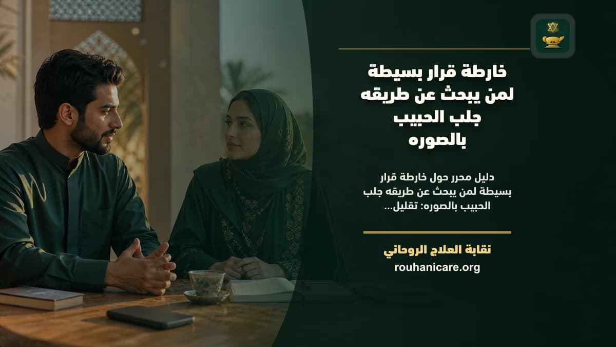 خارطة قرار بسيطة لمن يبحث عن طريقه جلب الحبيب بالصوره