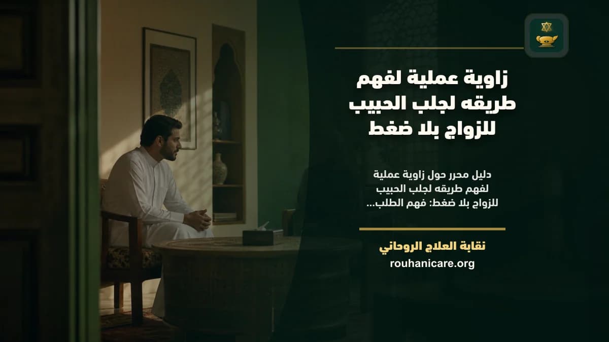زاوية عملية لفهم طريقه لجلب الحبيب للزواج بلا ضغط