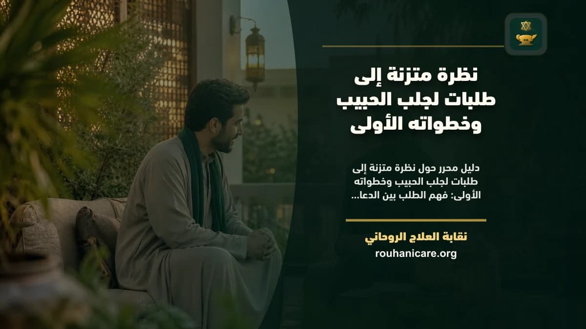 نظرة متزنة إلى طلبات لجلب الحبيب وخطواته الأولى