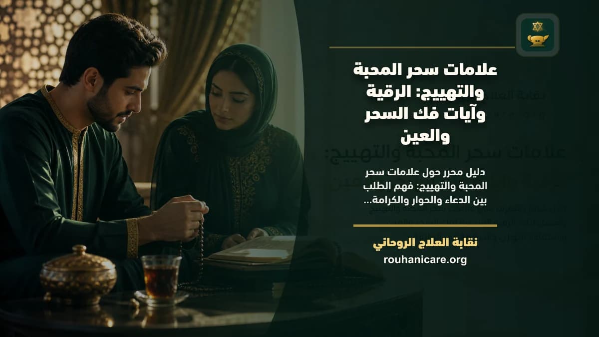 علامات سحر المحبة والتهييج: الرقية وآيات فك السحر والعين