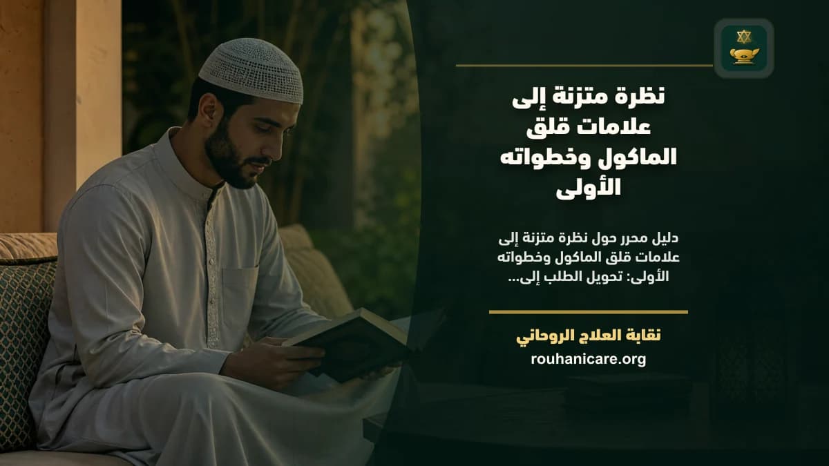 نظرة متزنة إلى علامات قلق الماكول وخطواته الأولى
